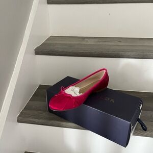 Ann Taylor Satin  ballet flat